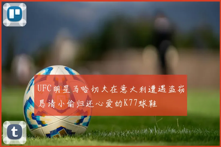 UFC明星马哈切夫在意大利遭遇盗窃恳请小偷归还心爱的K77球鞋